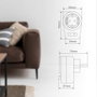 GSC Evolution Multiprise simple avec interrupteur Noir