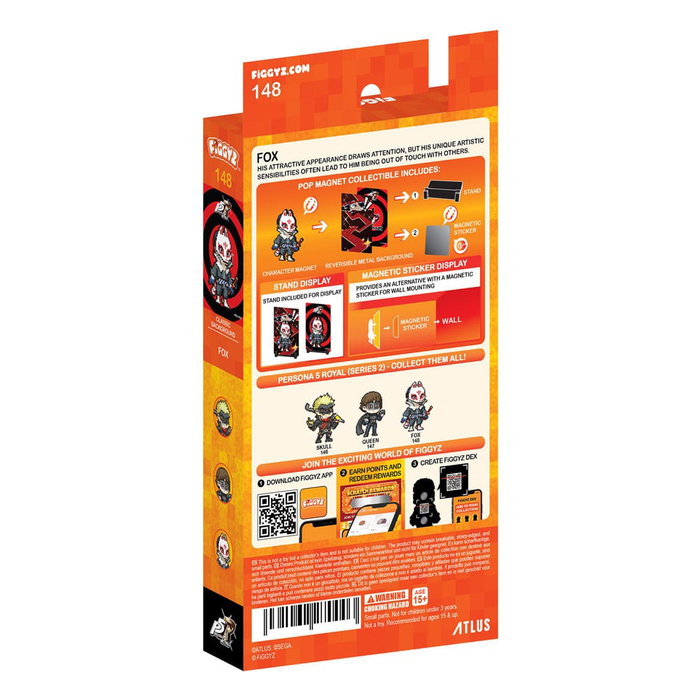 FiGGYZ Persona 5 magnet à collectionner Fox 11 cm