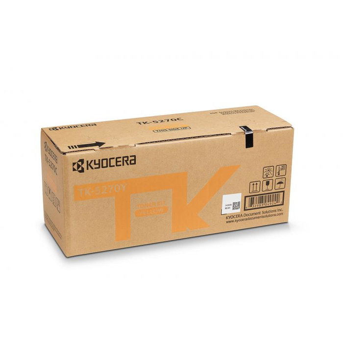 Kyocera TK-5270Y Toner Kit Jaune pour imprimante - Cartouche de toner 1T02TVANL0