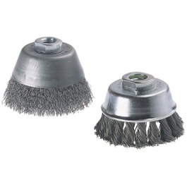 Wolfcraft Cepillo metálico de forma de copa 100 mm M14