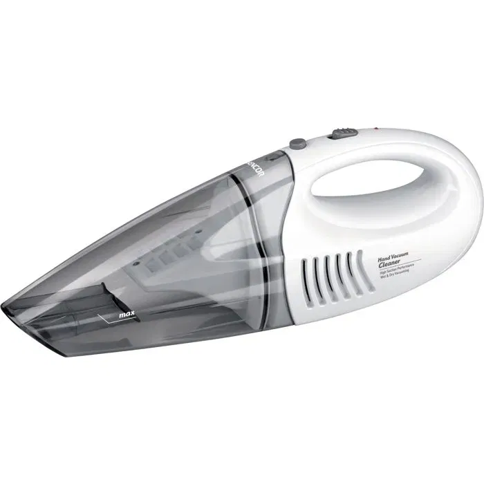 Sencor SVC Aspirateur main sans fil 190 W, Autonomie 15 min, Aspiration eau et poussière, Filtre lavable, Compact 1.5 kg Sencor SVC Aspirateur main sans fil 190 W, Autonomie 15 min, Aspiration eau et poussière, Filtre lavable, Compact 1.5 kg