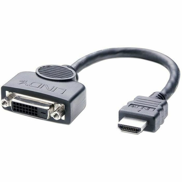 Lindy Adaptateur HDMI Mâle vers DVI-D Femelle, 0,2m Lindy Adaptateur HDMI Mâle vers DVI-D Femelle, 0,2m
