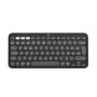 Logitech Pebble Keys 2 K380S Clavier sans fil compact Bluetooth silencieux multidispositif design minimaliste - Graphite