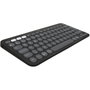 Logitech Pebble Keys 2 K380S Clavier sans fil compact Bluetooth silencieux multidispositif design minimaliste - Graphite