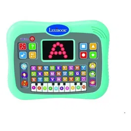 Lexibook Tablet éducative bilingue française et anglaise avec écran LED et touches tactiles pour enfants de 3 à 10 ans - 5 modes d'apprentissage interactif