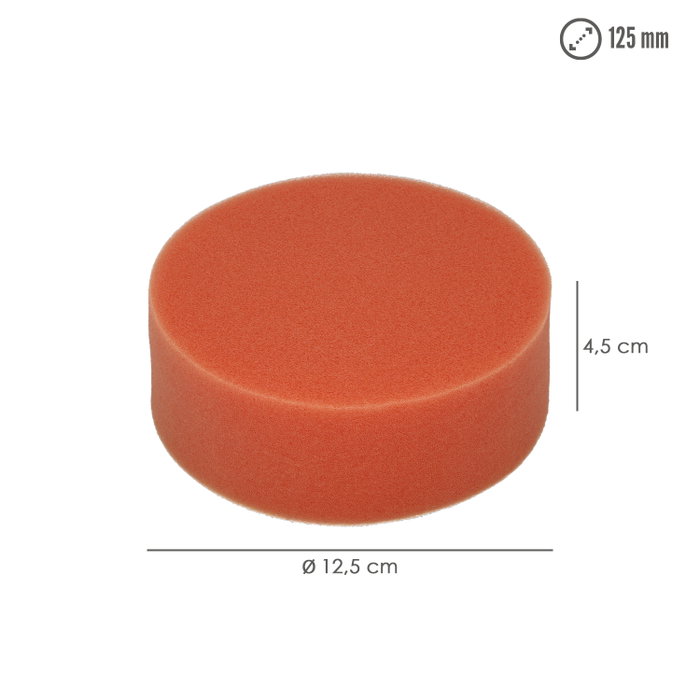WOLFPACK LINEA PROFESIONAL Disco Pulidor Esponja Con Velcro Ø 125mm