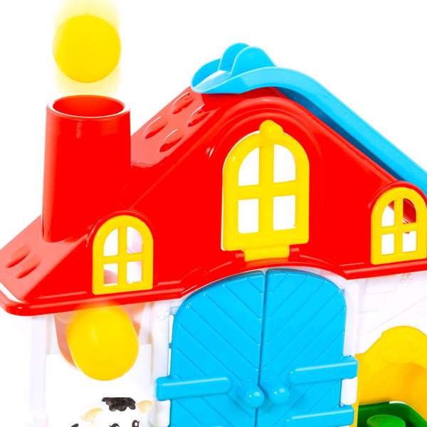 Molto Ferme d'activités musicales avec 8 jeux et 38 pièces - Jouet éducatif pour enfants à partir de 1 an - Produit en espagnol et anglais