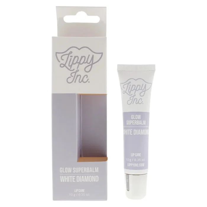 Lippy Inc. Glow Superbalm White Diamond Finition brillante 10 g Lippy Inc. Glow Superbalm White Diamond Finition brillante 10 g