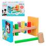 WOOMAX - Marteau - Baby Disney - Jeu de construction en bois - 8 pièces - 22 cm - Dès 12 mois