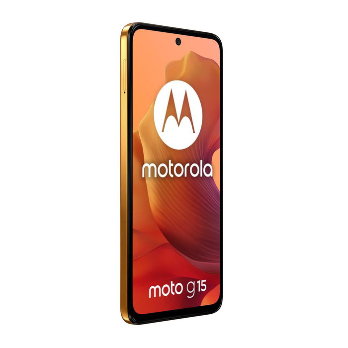 Motorola Moto G15 8+128 Go Smartphone 4G LTE Double SIM Écran 6.72" Full HD+ 50MP NFC Android 15 Orange Motorola Moto G15 8+128 Go Smartphone 4G LTE Double SIM Écran 6.72" Full HD+ 50MP NFC Android 15 Orange
