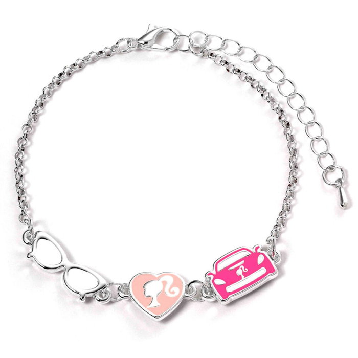THE CARAT SHOP Bracelet à breloques Barbie en alliage de zinc - Bijou de mode