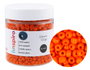 Innspiro Perles de rocaille en verre orange opaque 3,8 mm 120g
