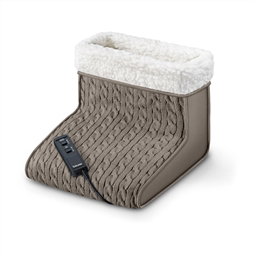 Beurer FWM-45 Chauffant pour Pieds avec Fonction Massage Relaxant ou Revitalisant - Niveaux de Température Réglables - En Peluche Lavable