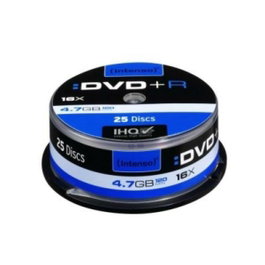 Intenso DVD+R 4,7 GB 16x - Tarrine de 25 unités