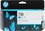 HP Cartouche d'encre 738 Cyan 130 ml
