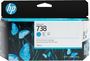 HP Cartouche d'encre 738 Cyan 130 ml