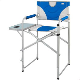 Color Baby - Silla plegable XL de director - Chaise pliante directrice en acier XL avec poche et table auxiliaire - Dimensions 58x57x103 cm