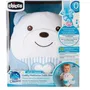 Chicco - Peluche Ourson Doudou avec Veilleuse et Sons Relaxants - Bleu - Pour Bébé dès la Naissance - Lavable en Machine