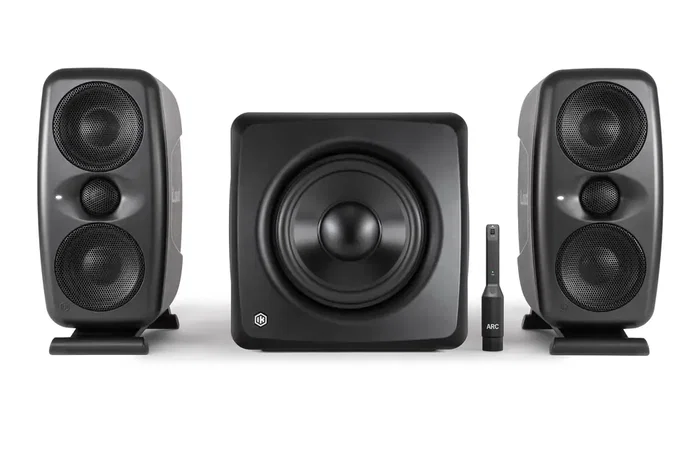 IKMULTIMED iLoud Sub - Caisson de basse de studio ultracompact avec Bluetooth