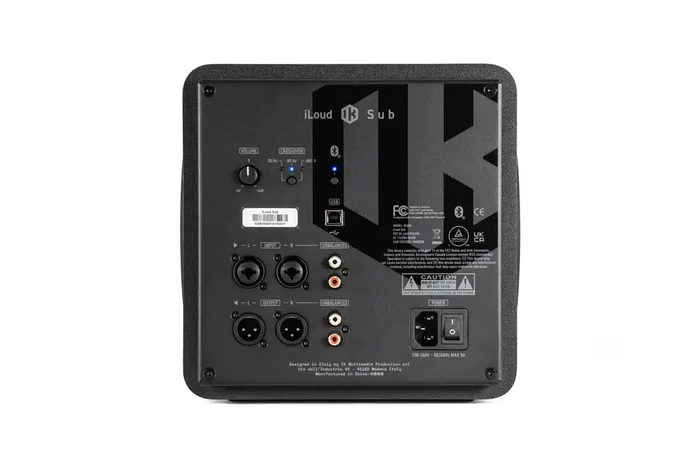 IKMULTIMED iLoud Sub - Caisson de basse de studio ultracompact avec Bluetooth