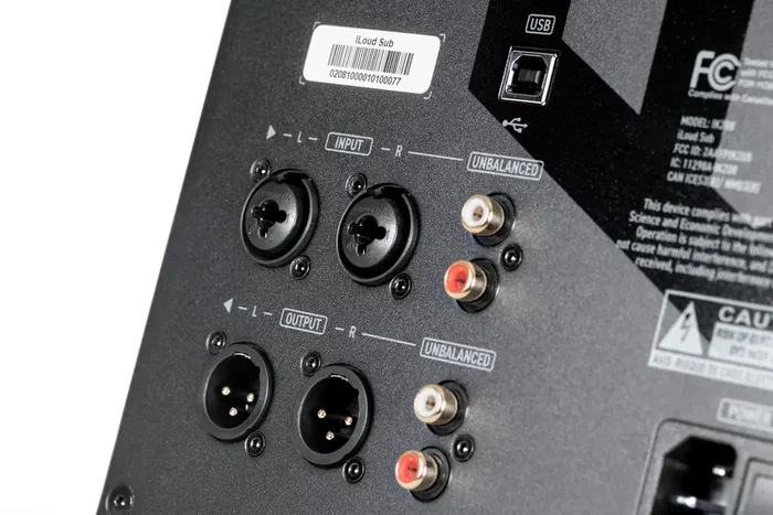 IKMULTIMED iLoud Sub - Caisson de basse de studio ultracompact avec Bluetooth