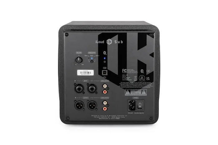IKMULTIMED iLoud Sub - Caisson de basse de studio ultracompact avec Bluetooth