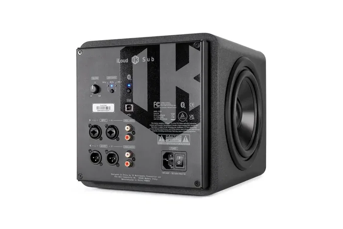 IKMULTIMED iLoud Sub - Caisson de basse de studio ultracompact avec Bluetooth