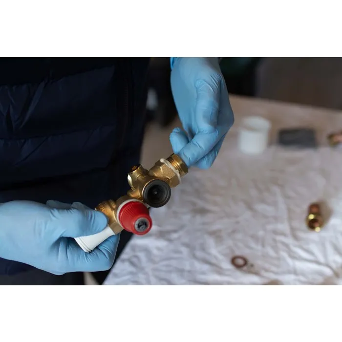 GEB - Résine d'étanchéité tout fluide pour raccords métalliques - Compatible eau potable - Tube de 20 ml