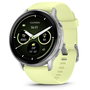 Garmin Venu 4 45mm Gris/Argent avec bracelet silicone jaune