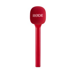 RODE Interviewgo Rouge – Adaptateur microphone pour Wireless GO avec antivent