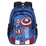 Karactermania Mochila Capitán América Run Plus FAN - Sac à dos 44x34x21 cm avec port USB, compartiments multiples et dos aéré