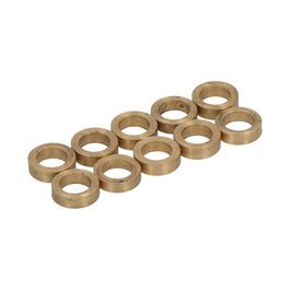 Edm Ovalillo pour Pernio Modèle OV01 Laiton Acabado Latonado 10,5 x 10,5 x 3 mm 10 Uds Blister