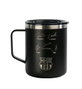 Safta - Gourde isotherme 400 ml F.C. Barcelona - Couleur bleu marine - Dimensions 10,7 x 8,4 x 8,4 cm