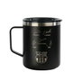 Safta - Gourde isotherme 400 ml F.C. Barcelona - Couleur bleu marine - Dimensions 10,7 x 8,4 x 8,4 cm
