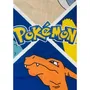 Pokemon - Couverture Sherpa évolutions Pokemon Let's Go, plaid polaire imitation laine 100x150 cm avec design officiel, pour canapé, lit ou voyage