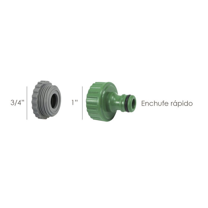 SATURNIA Raccord tuyau plastique 3/4 - 1'' femelle en vrac SATURNIA Raccord tuyau plastique 3/4 - 1'' femelle en vrac