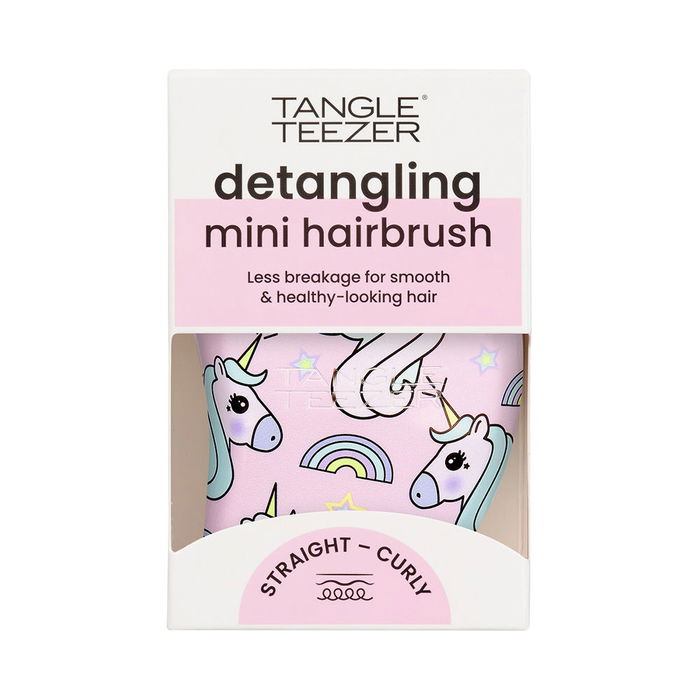 Tangle Teezer ORIGINAL mini #Children Multi Unicorn Brosse Cheveux Démêlante Compacte Paradis Vert