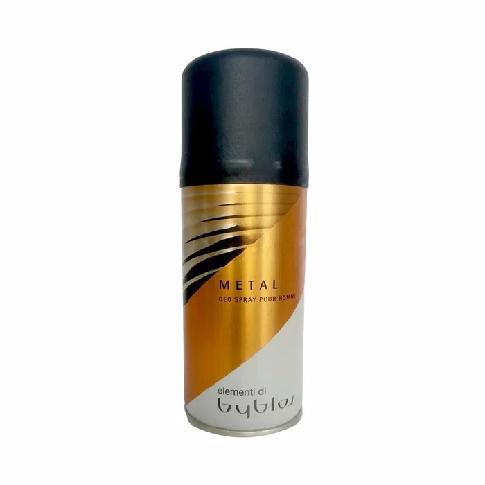 Byblos Metal Déodorant antitranspirant en spray pour hommes Byblos Metal Déodorant antitranspirant en spray pour hommes
