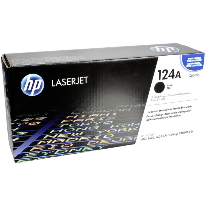 HP 124A Q6000A Toner Noir HP 124A Q6000A Toner Noir