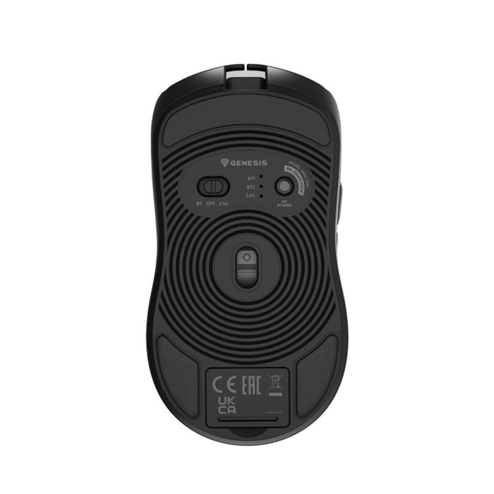 Genesis Zircon 500 Souris Gaming Sans Fil 2,4 GHz/Bluetooth/USB 10000 DPI Optique Noire Genesis Zircon 500 Souris Gaming Sans Fil 2,4 GHz/Bluetooth/USB 10000 DPI Optique Noire