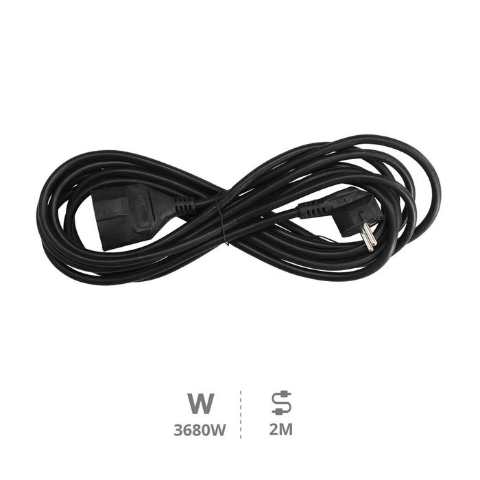 GSC Evolution Prolongador sucko (3x1.5mm) 2M Negro GSC Evolution Prolongador sucko (3x1.5mm) 2M Negro