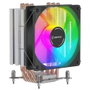UNYKA Ventilateur Dissipateur CPU Unycool H60 ARGB, 120mm PWM, 6 Heatpipes Cuivre, 180W TDP, Silencieux