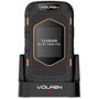 Volfen Ranger Téléphone Mobile Type Clapet Robuste Double Écran Noir Jaune avec Base de Charge