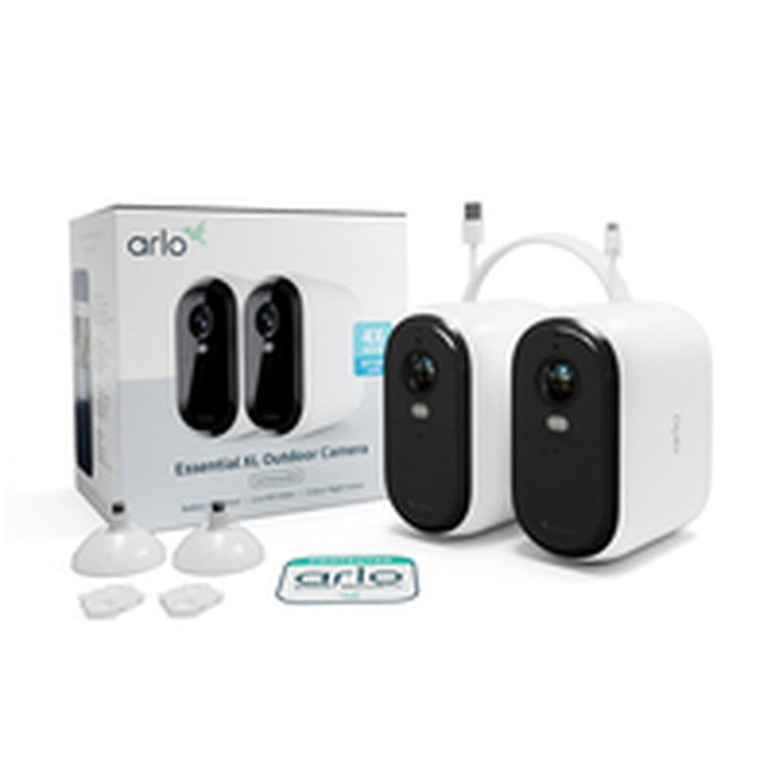 Arlo Pack de 2 Caméras FHD XL Essential2 Blanc
