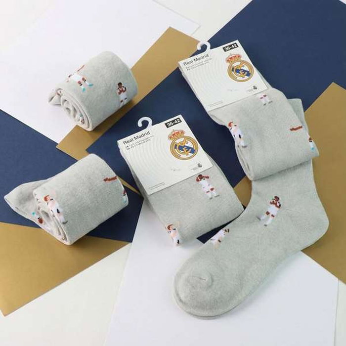 Real Madrid C.F. Chaussettes Gris Taille unique