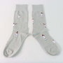Cerdá Pack de 2 paires de chaussettes adulte Real Madrid, taille unique 36/42-38/45, gris