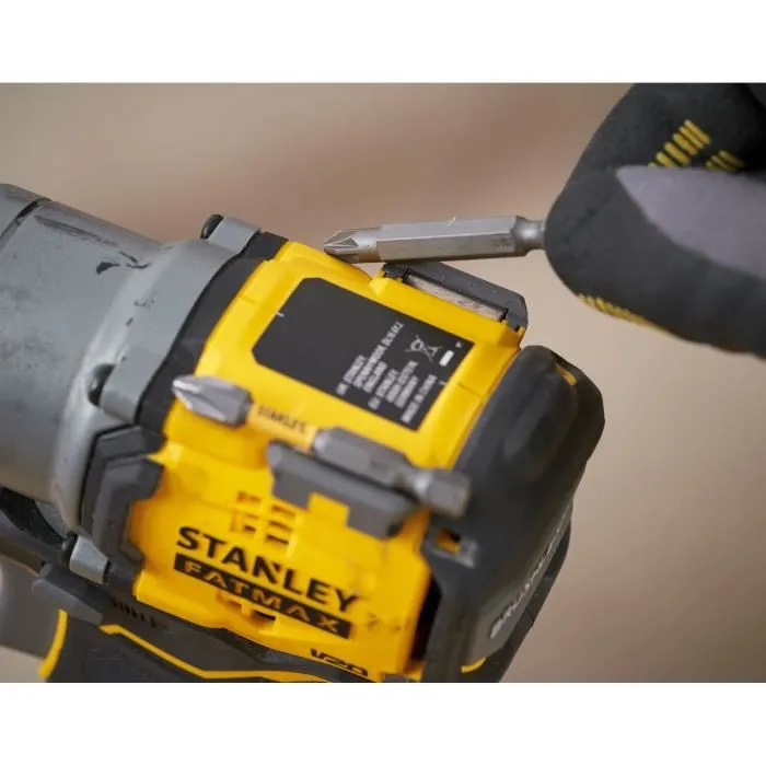 Stanley Fatmax Visseuse à chocs sans fil 18V SFMCF830B-XJ, Moteur Brushless, 203 Nm, 3 vitesses, Mandrin métallique, Éclairage LED