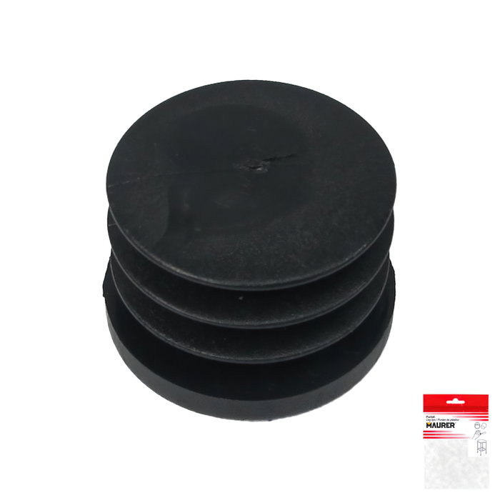 MAURER Embout de protection rond intérieur noir 32mm, 4 pièces