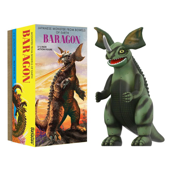 Figurine Toho ReAction Wave 01 (Retro Tin) Baragon (Marusan Tin) 10 cm