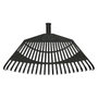 SATURNIA Rastrillo Jardin Plastico Trapezoidal 23 Dientes
